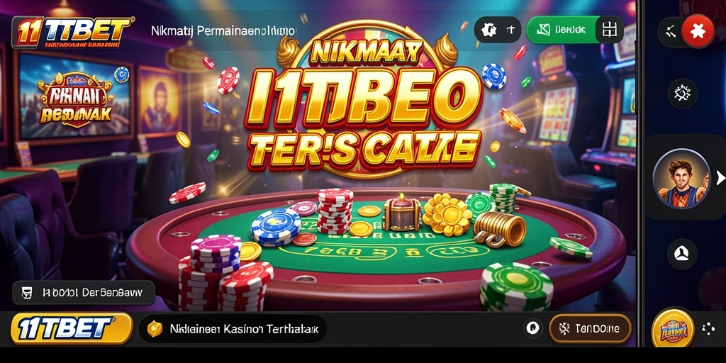 Tampilan gameplay Kasino yang mengasyikkan di 11TBET.