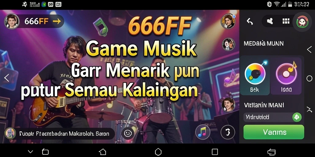 Tampilan gameplay dari 666FF yang menakjubkan dan interaktif.