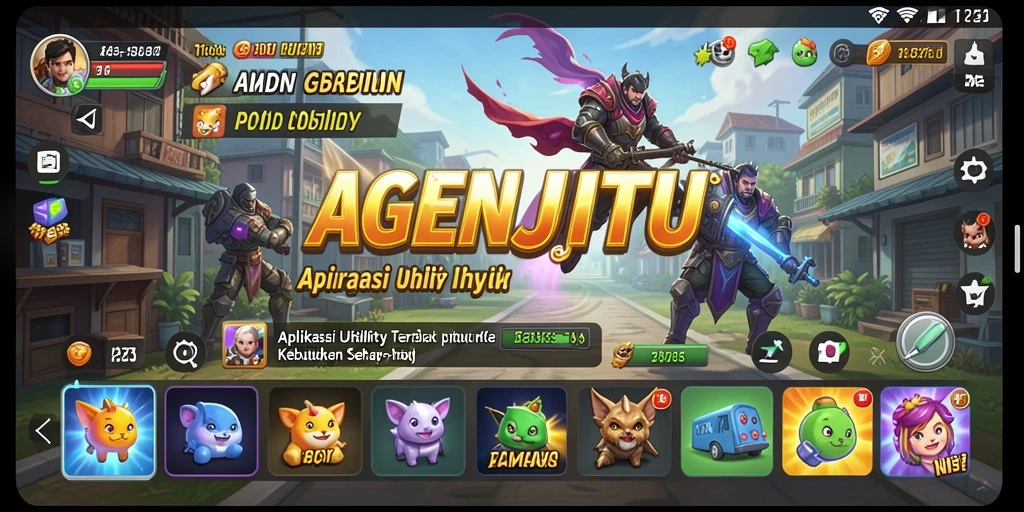 Tampilan antarmuka AGENJITU yang intuitif dan fungsional.
