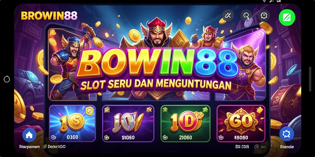 Screenshot BROWIN88 menampilkan gameplay Slot yang menegangkan dan penuh warna.