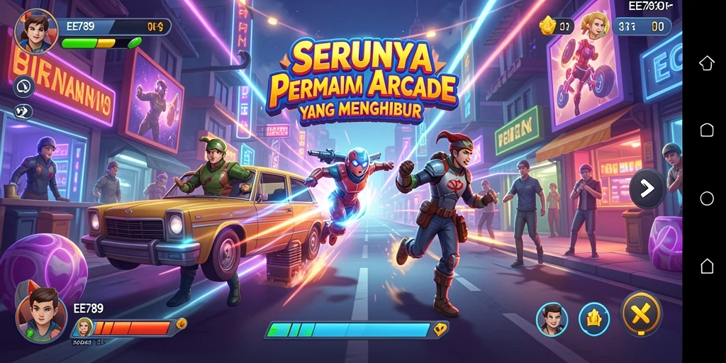 Gameplay seru dan dinamis dari EE789 yang memikat perhatian pemain.