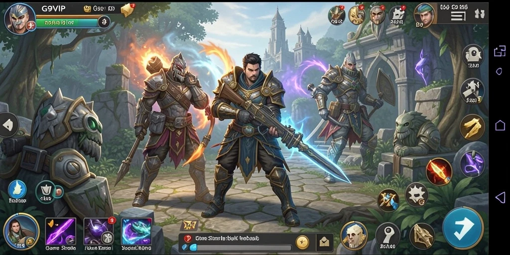 Tampilan gameplay G9VIP yang seru dan menantang.
