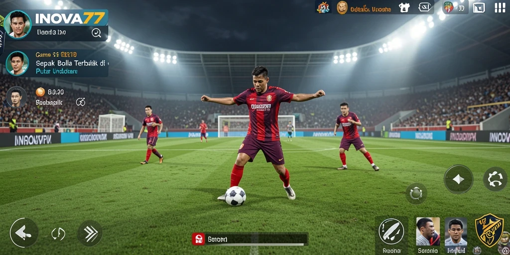 Gameplay kompetitif dan menarik dalam INOVA77.