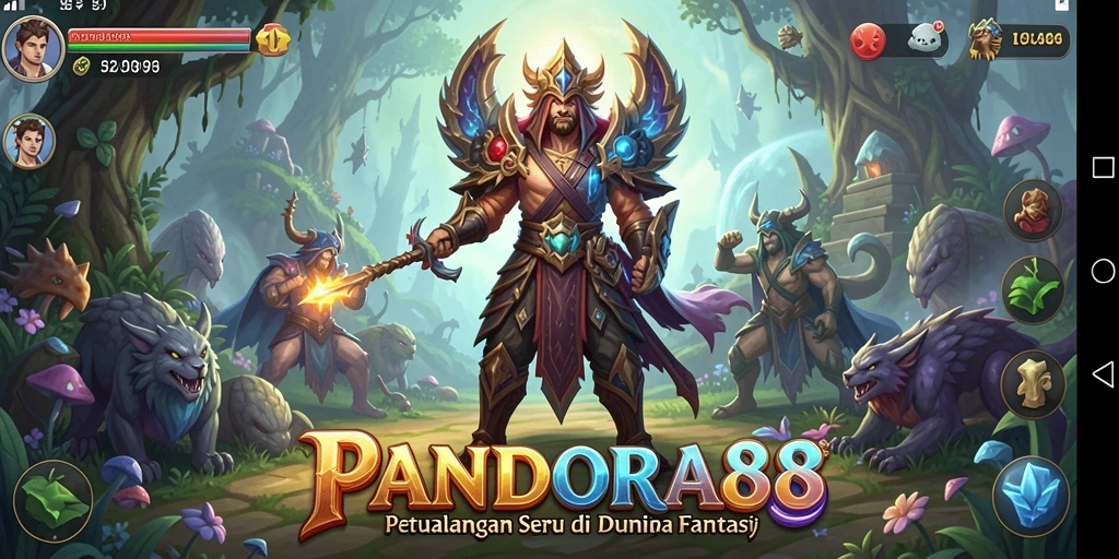 Tampilan gameplay seru di dunia petualangan PANDORA88.